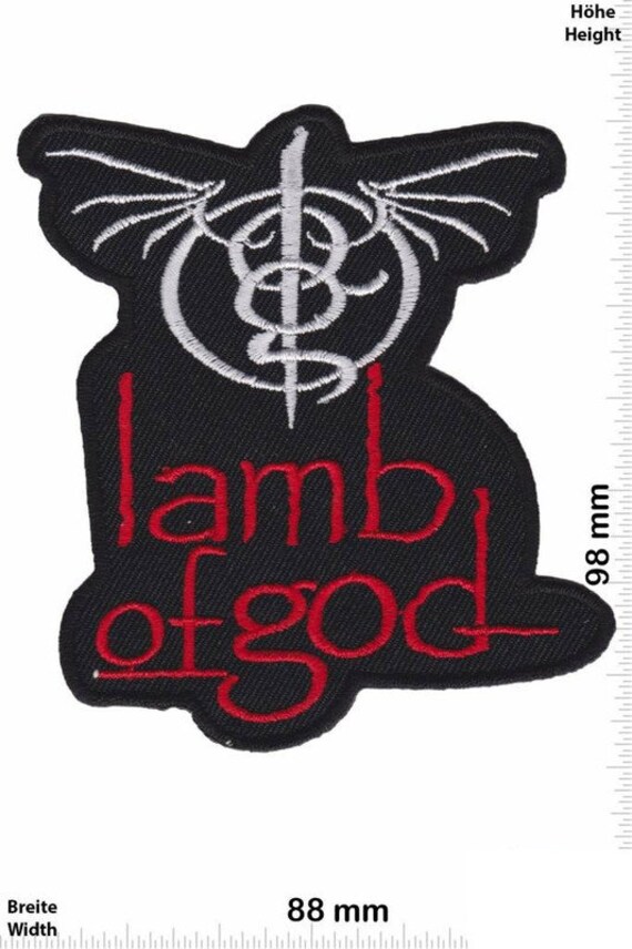 Lamb Of God Heavy Metal Band Patch Aufnäher Mitbringsel Etsy