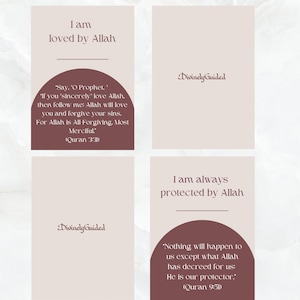 30 Islamic Affirmations - Neutral Colour Style