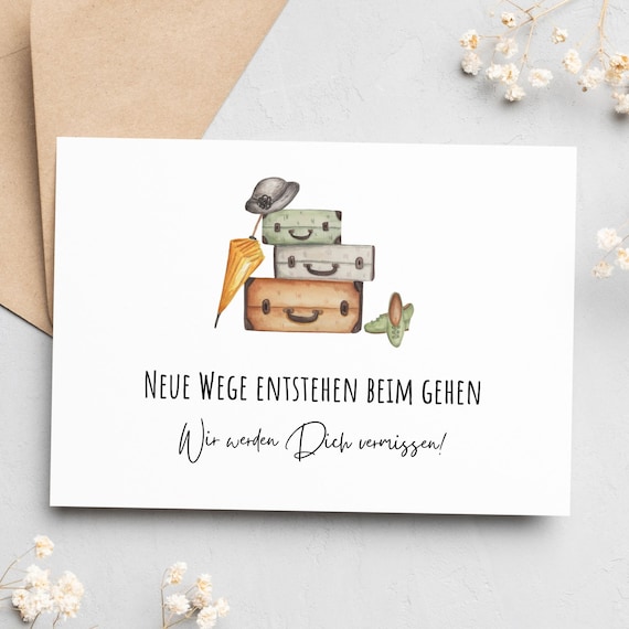 E Cards Zum Abschied Eines Kollegen Ruhestand Grußkarte | Piets