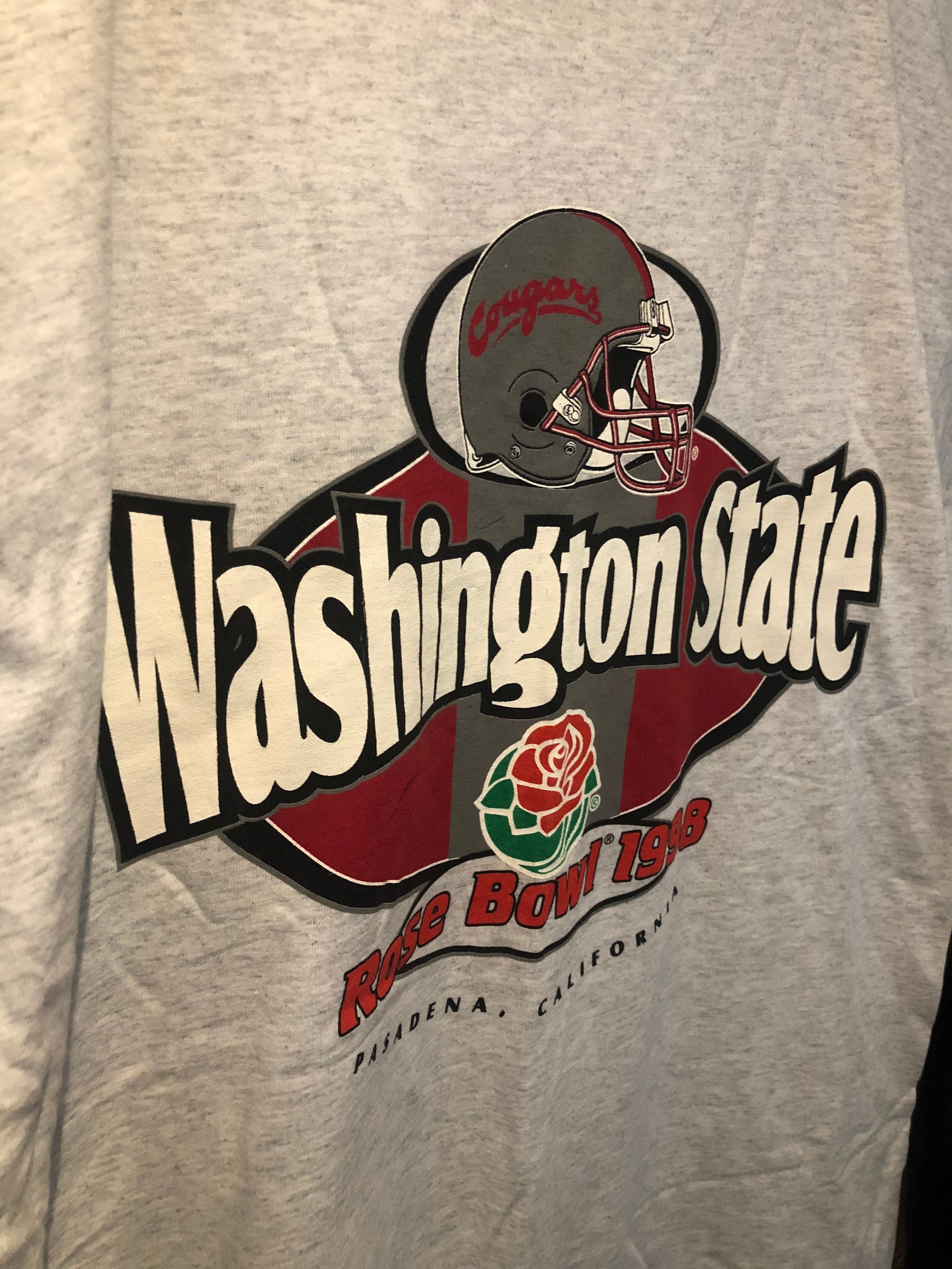 Vintage 1998 WASHINGTON STATE Rose Bowl Championship Tshirt Etsy