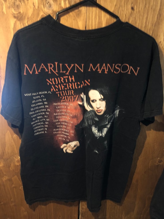 MARILYN MANSON 2007 Tour T-shirt Size Medium. - Etsy Finland