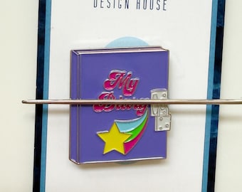 Nostalgic 90's Needleminder | Childhood Diary Magnetic Needleminder