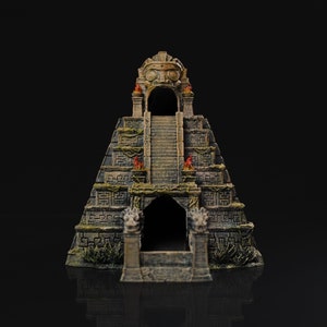 Oude Tempel Dice Tower / Oude Tempel Dice Tower - Rollenspellen - Bordspellen - 3D-printen