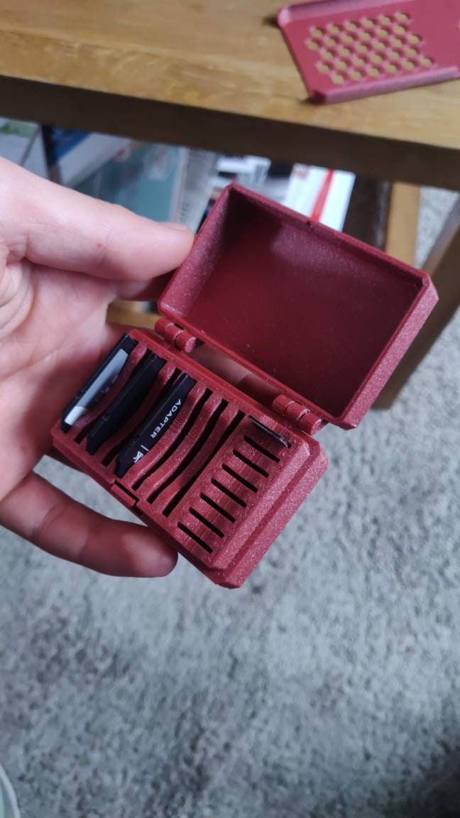 SD Card Storage Box Etsy