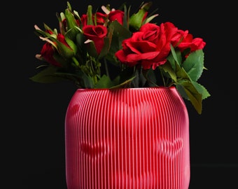 Vase Coeur - Heart vase - Moderne Vase - Impression 3D sur mesure