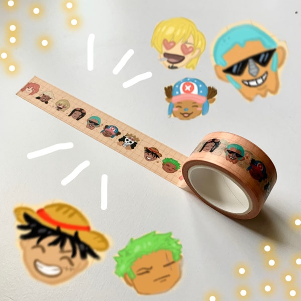 Strohhut-Piraten-Crew-Washi-Tape