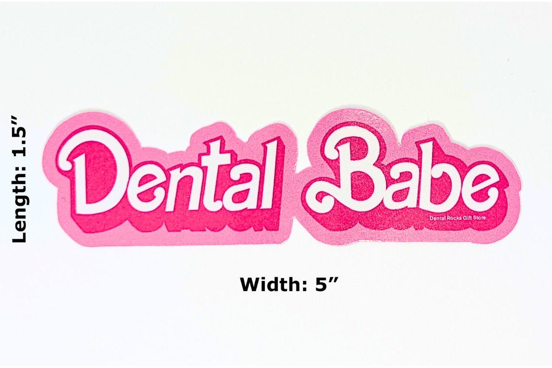 Dental Babe Sticker Dental Sticker Car Bumper Laptop Etsy
