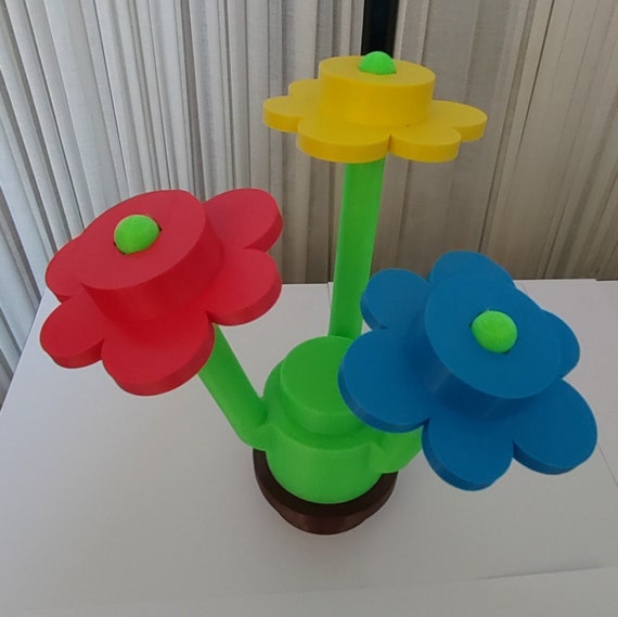 Fleur géante d'inspiration Lego -  France