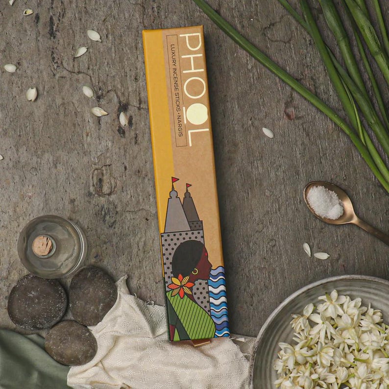 Phool Box NARGIS Phool Incense Organic. Made From Recycled Temple Flowers Holy ...