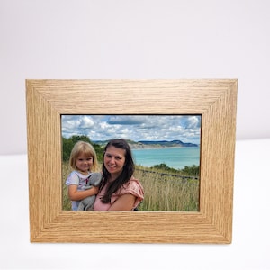 Plain wooden photo frame