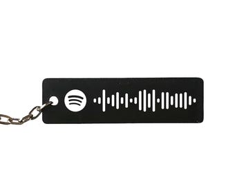 Spotify Code Keyring Personalised – Custom Music Bag Charm