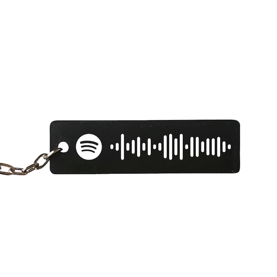 Spotify Code Keyring Personalised – Custom Music Bag Charm