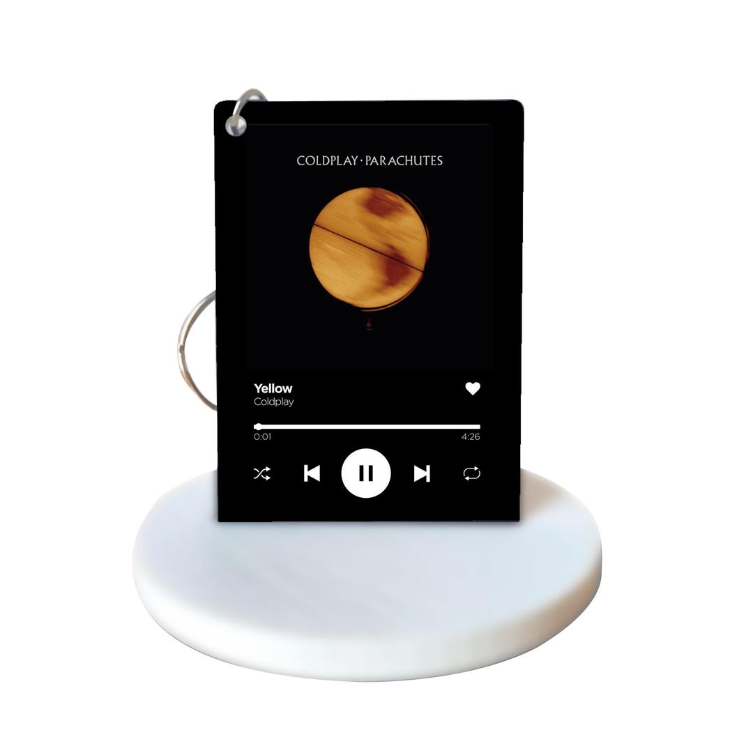 Llavero NFC con música y abalorio para Lista de reproducción escaneable, álbum, nombre de pista de Amazon, Spotify, y