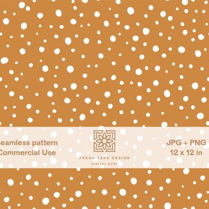 Nursery seamless pattern with dots, digital paper with Standard Commercial Use License