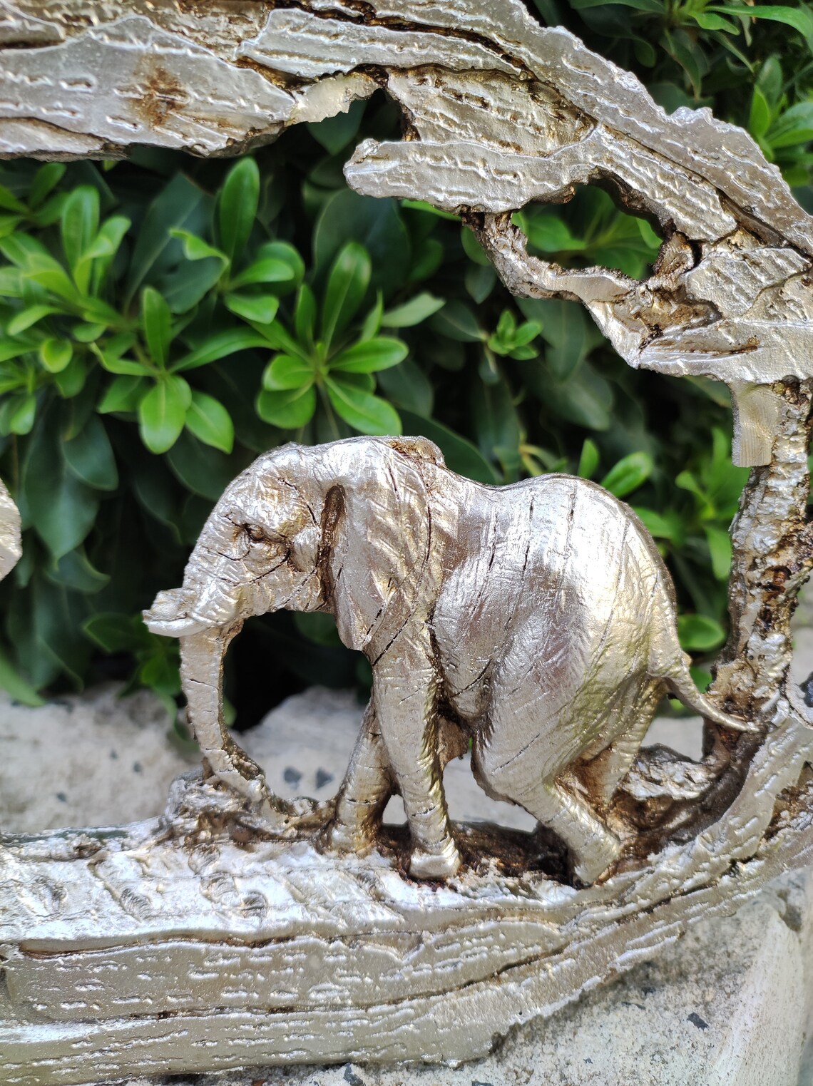 Elephant Office decor Elephant Statue Decor Elephant Statue Etsy