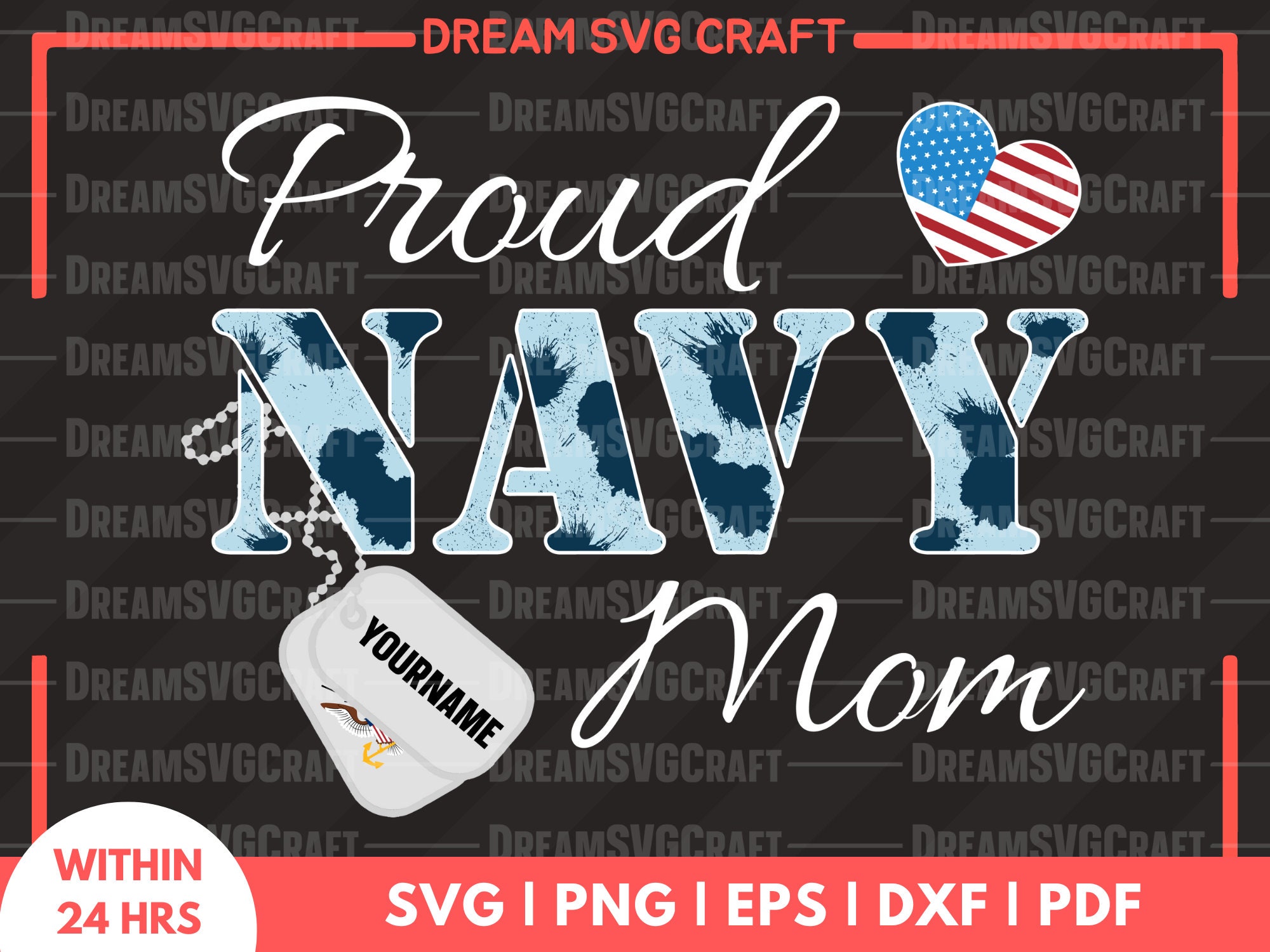 Proud Navy Mom SVG Proud Navy Svg Clipart for Cricut - Etsy