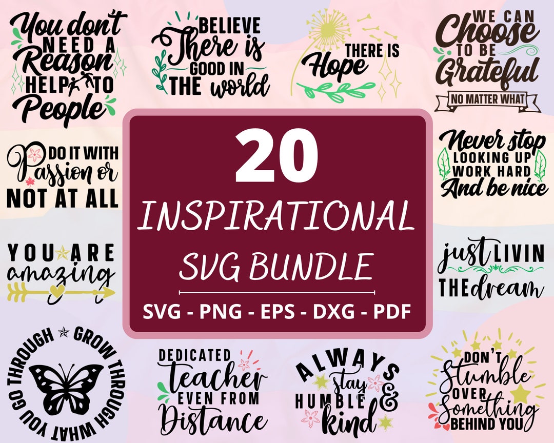 Inspirational Quotes Svg Self Love Svg Be Kind Svg Positive - Etsy ...