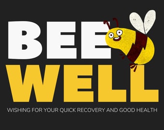 Carte Bee Well Get Well