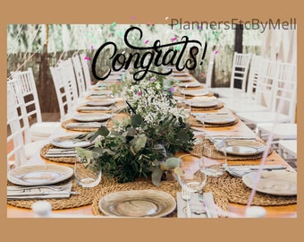 Congratulations  Card For Weddings and Engagements