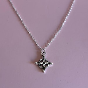 Celtic Witch Knot Necklace Witches Knot Charm Minimal Chain Necklace For Women