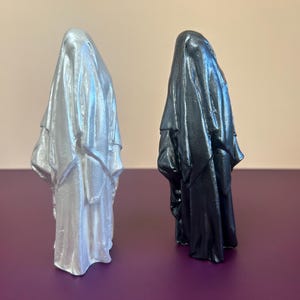 Ghost Ornament Ghostly Figurine Spooky Home Decor Handmade Halloween Ghost Figurine