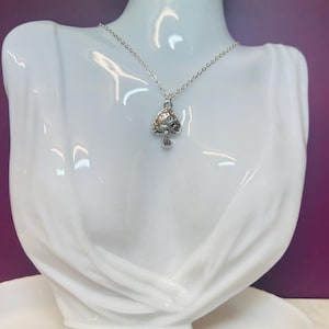 Paddenstoelketting Fairycore Paddenstoelverklaring Hanger Natuur geïnspireerde sieraden Fairy Cadeau-ideeën