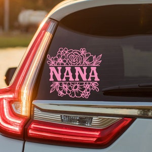 Nana Decal, Nana Sticker, Grandmother Decal,  Nana Vinyl Decal, Gift for Nana, Gift For Grandma, Mother's Day Gift, Gift For Mom