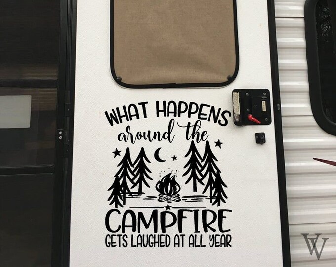 RV Door Decal, RV Window Decal, Slide-out Decal, Camper Decal, Camping ...