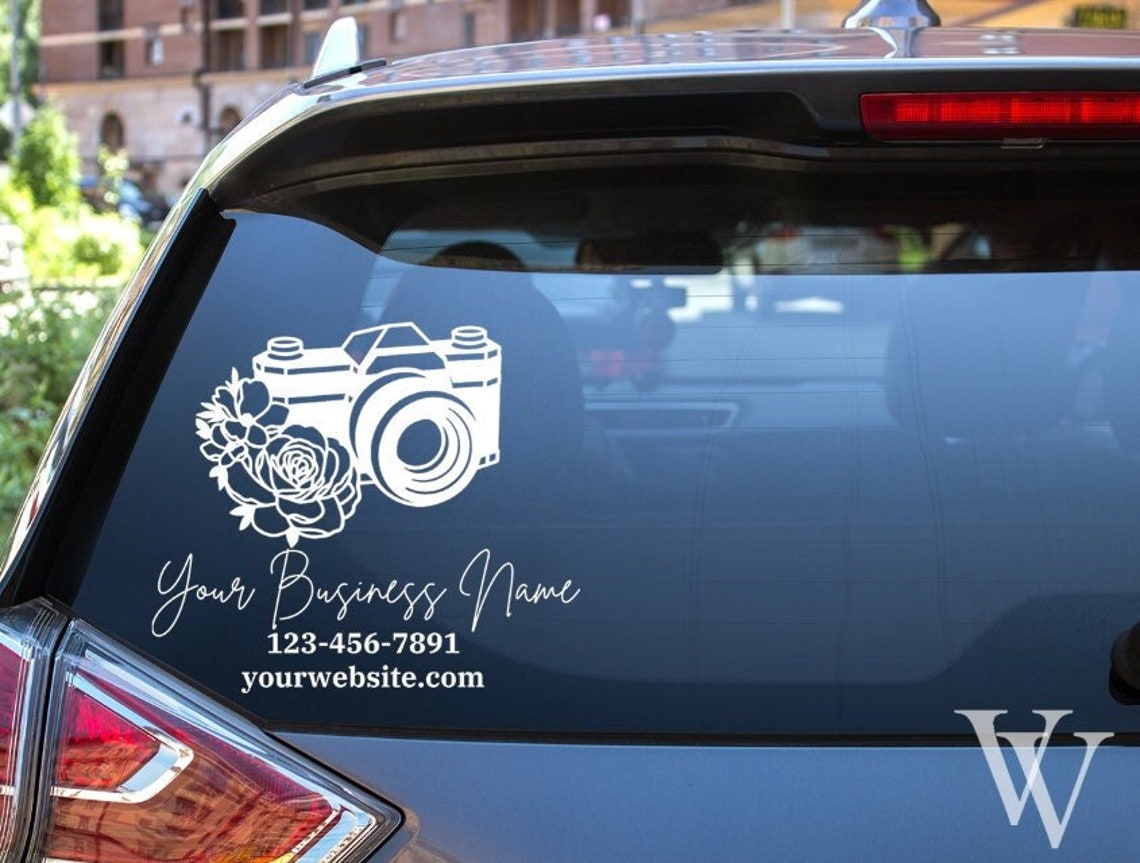 Business Decal Custom Business Decal Personalized Business Etsy