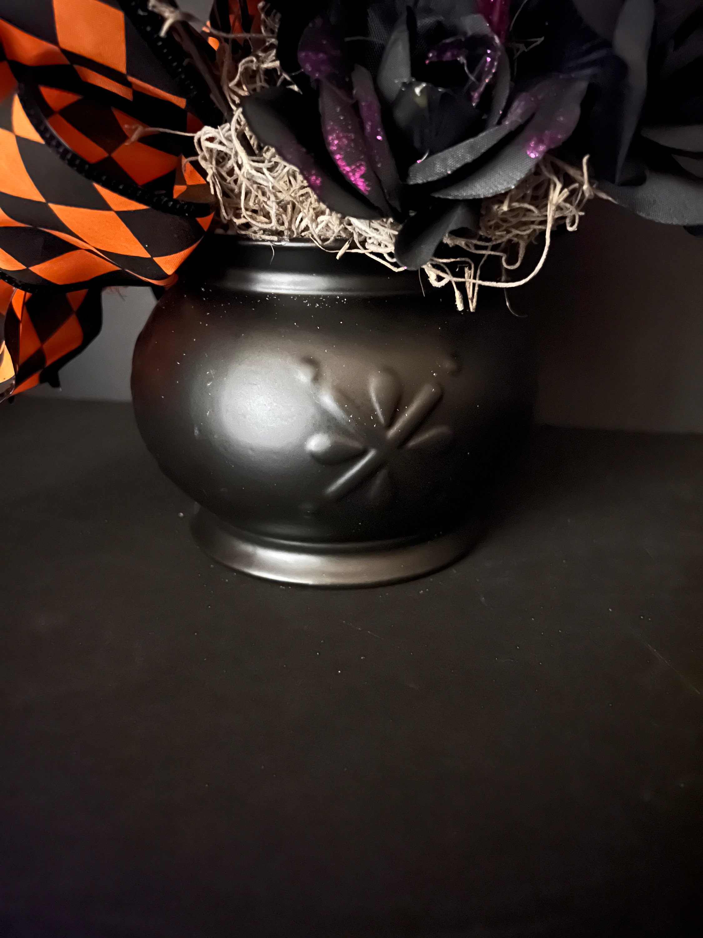 Halloween Centerpiece Floral Arrangement Spooky - Etsy