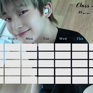 Sunoo Enhypen class schedule. Enhypen timetable. Downloadable print. Gift for Kpop Fan.