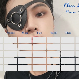 Jay Enhypen class schedule. Enhypen timetable. Downloadable print. Gift for Kpop Fan.