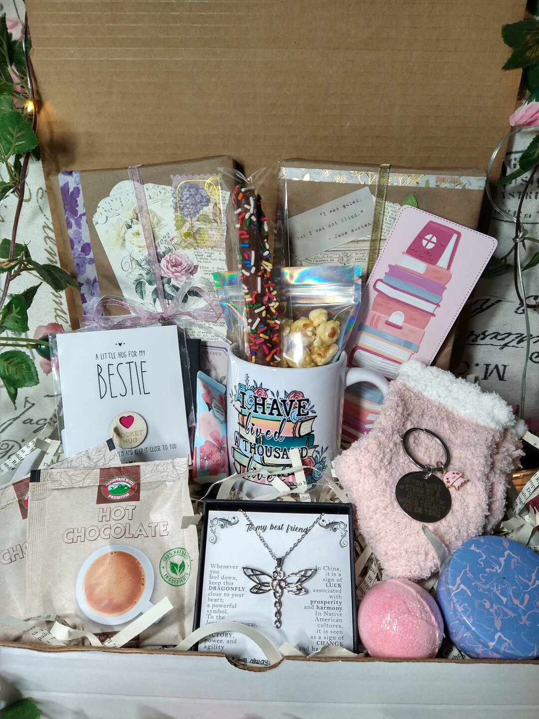 Blind Date With a Book Box Best Friend Gift Box Mystery Book Boxes Gift