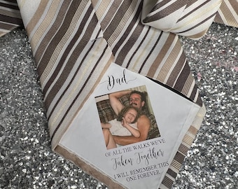 Personalised Photo Tie Label/Dad/Suit Label/Tie Patch/Tie patch/Father of the Bride Groom Gift/Thank You Label/Iron On/Wedding Tie Insert