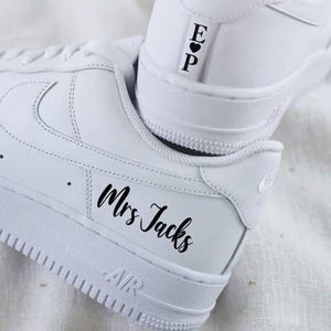 Bride Vinyl Decal Sticker for Trainers | Wedding Sneakers DIY | Bridal Shoe Sticker | Custom Wedding Trainers | Bride To Be Accessory