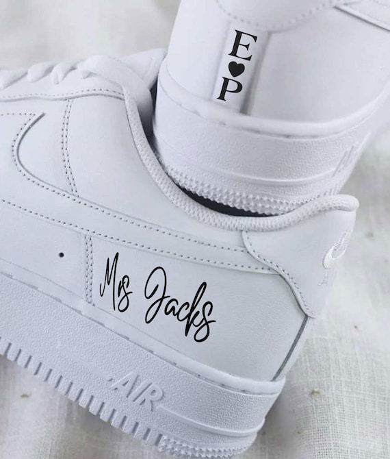 Bride Vinyl Decal Sticker for Trainers | Wedding Sneakers DIY | Bridal Shoe Sticker | Custom Wedding Trainers | Bride To Be Accessory