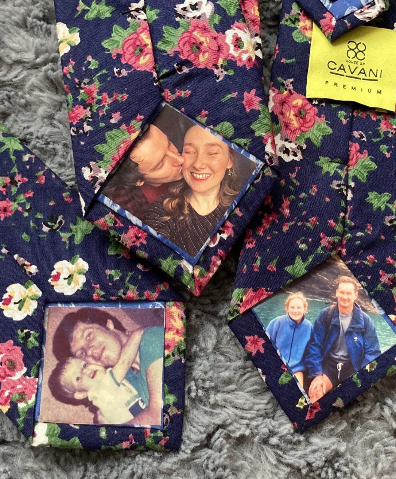 Personalised Photo Tie Label/Dad/Suit Label/Tie Patch/Tie patch/Father of the Bride Groom Gift/Thank You Label/Iron On/Wedding Tie Insert