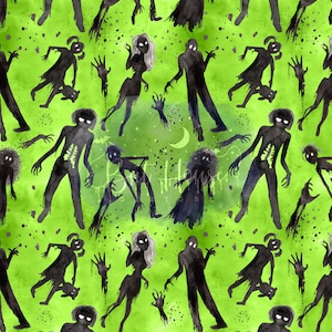Seamless pattern, seamless files, seamless, seamless design, horror seamless files, zombie seamless files, digital download, seamless png