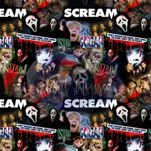 Seamless pattern, seamless files, seamless, seamless design, horror seamless files, movie seamless files, digital download, seamless png