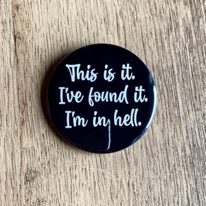 I&#39;m in Hell Pinback Button | USA Patriotic Pins |  Pissed off Patriot pin |  Liberty Accessories | Made in USA Magnets Keychains badges