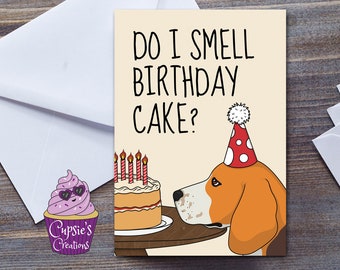 Dog Birthday Card - Funny Beagle Birthday Card - Card From The Dog