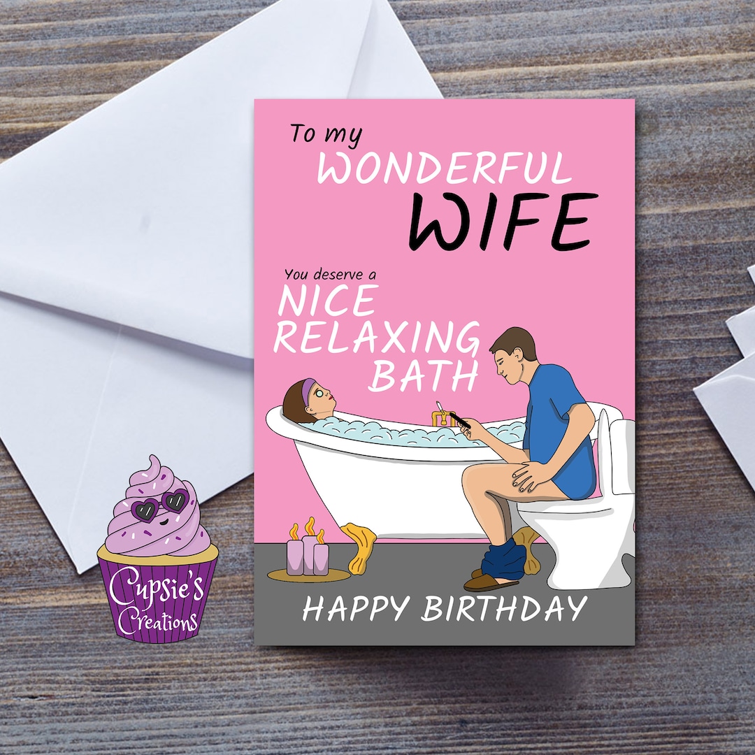 Funny Husband Birthday Card, Printable, Card For Husband, Happy