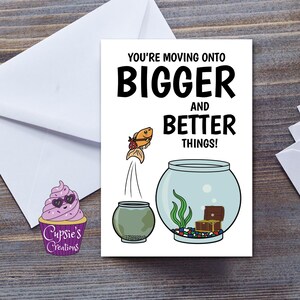 New Job Card - Large A5 Card - Congratulations - Funny Good Luck Card - Well Done - Card For Work Friends and Family - Colleague Leaving Job