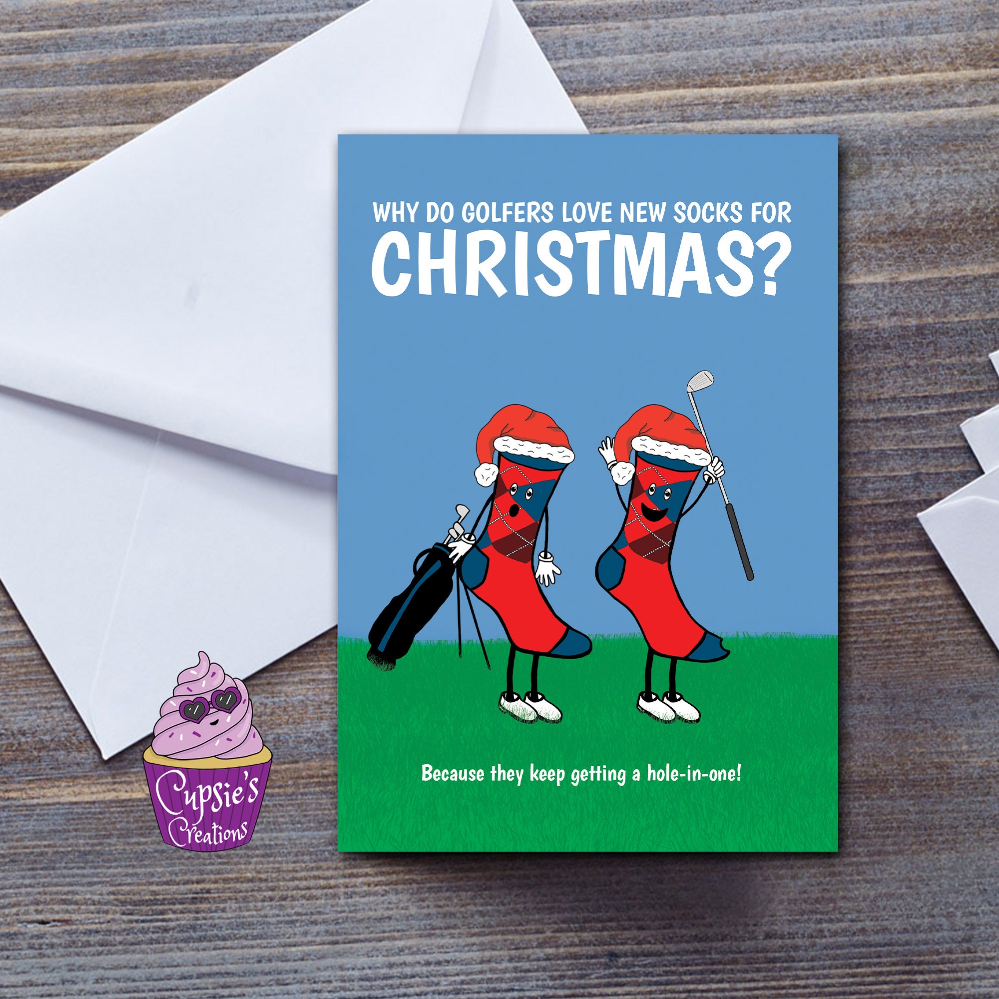 Funny Christmas Card Christmas Card for Golfer Golf Etsy UK