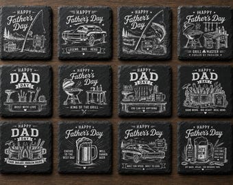Fathers Day Images - SVG Laser Engraving - 12 Images