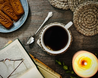 cozy crochet coasters