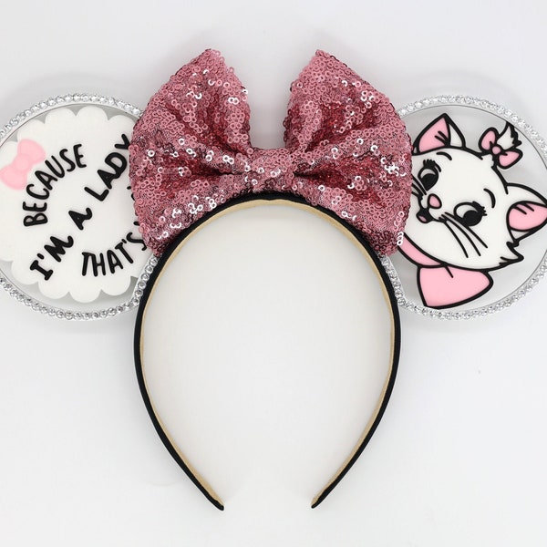 3D Marie Cat Mouse Ears