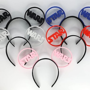 3D Star Wars Inspired Mouse Ears // 45 Colors To Choose From