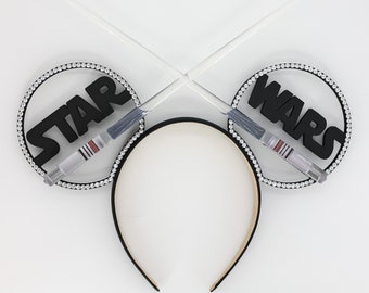 3D Star Wars Lightsabers Inspired Mouse Ears