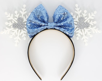 3D Snowflake Mouse Ears